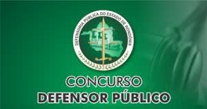 Concurso Defensoria Pública do Estado de Rondônia 2023 - Inscrições, Edital, Gabarito 2023